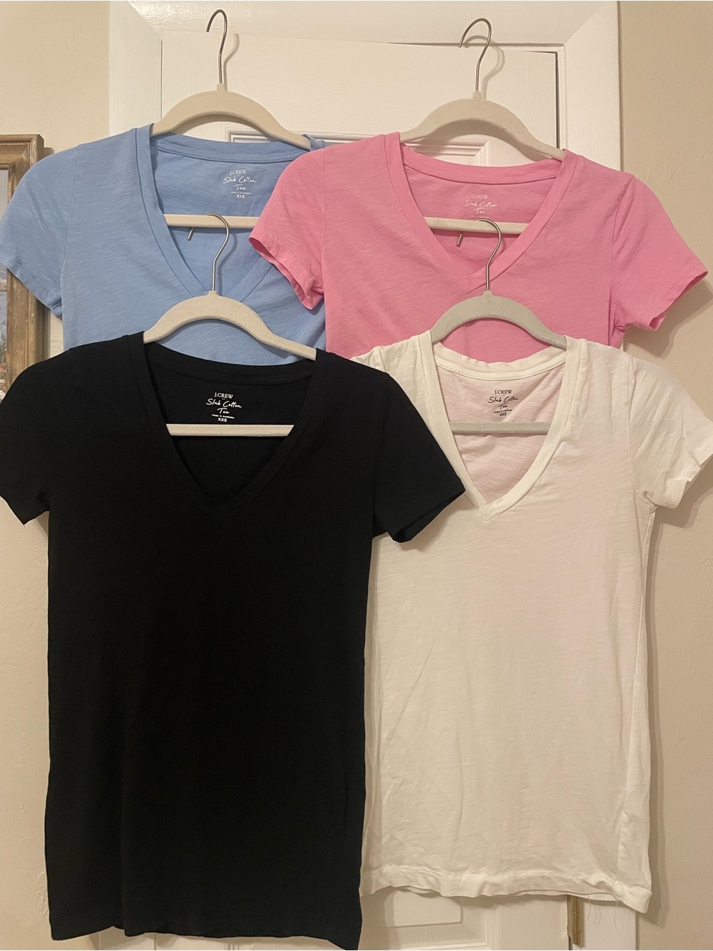 J. Crew V-Neck T-Shirts - SET OF 4